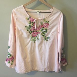 J. Jill Embroidered Tunic
